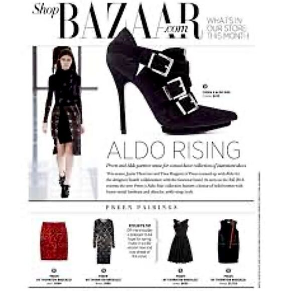 ALDO RISE x Preen Fanni Triple Buckle Front Zip Shootie Black Stiletto EU 38 - Picture 14 of 16